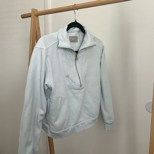 Everlane half track zip